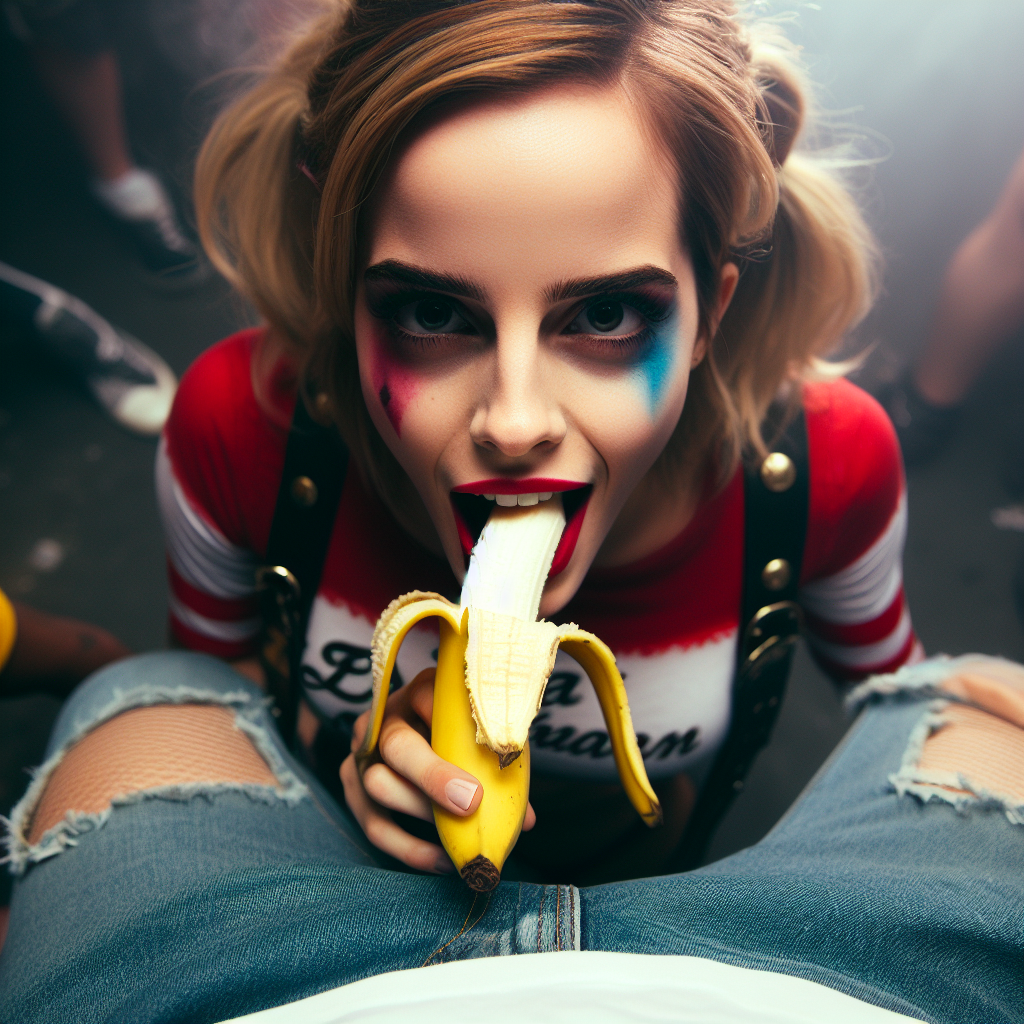 HVWVJjru Emma Watson as Harley Quinn banana gens 26.png